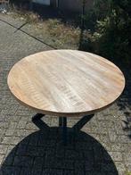eettafel rond 110 cm mangohout goedkoop, Huis en Inrichting, Tafels | Eettafels, Ophalen, Rond, Zo goed als nieuw, Vijf personen of meer