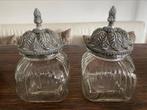 Brocante glazen potten, Ophalen of Verzenden, Zo goed als nieuw