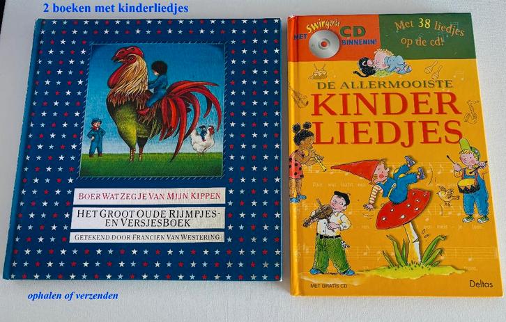 2x Liedjes Rijmpjes Versjes (+1 cd) € 20 Of € 12,50 per boek, Boeken, Kinderboeken | Jeugd | onder 10 jaar, Zo goed als nieuw