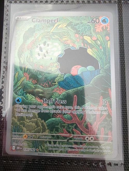 Clamperl IR, Hobby en Vrije tijd, Verzamelkaartspellen | Pokémon, Zo goed als nieuw, Losse kaart, Ophalen of Verzenden