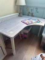 Flexa bureau hoek white wash, Huis en Inrichting, Bureaus, Ophalen, In hoogte verstelbaar, Gebruikt, Bureau