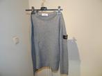 Stone Island wollen trui grijs badge op de mouw maat 156