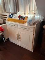 Mooie houten commode met aankleedkussen, Ophalen, Gebruikt, 50 tot 70 cm, 100 cm of meer