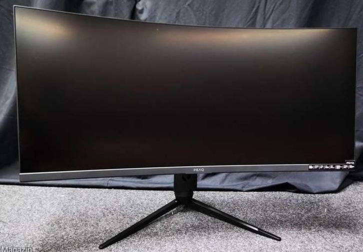 Peaq PMO G340-CWQK Zwart, Computers en Software, Monitoren, Nieuw, 101 t/m 150 Hz, DisplayPort, HDMI, USB-C, Gaming, Hoofdtelefoonaansluiting