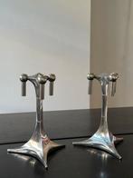 2 Stoff Nagel kandelaars, Antiek en Kunst, Ophalen of Verzenden, Overige materialen