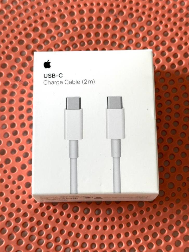 Apple USB-C Oplaadkabel (2m) - Nieuw in doos!, Computers en Software, Laptop-opladers, Nieuw, Ophalen