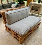 Pallet bank met kussens, Ophalen, Gebruikt, Hout