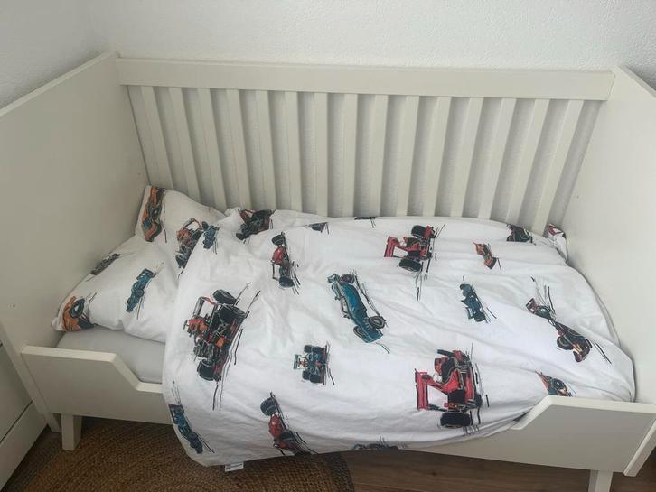 Bopita Anne Doorgroeibed - Wit, Kinderen en Baby's, Babywiegjes en Ledikanten, Zo goed als nieuw, Ledikant, Ophalen