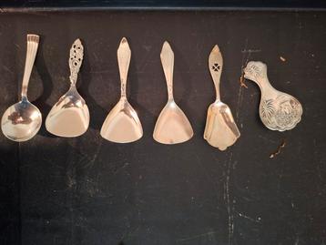Vintage verzilverde  Suikerlepeltjes - Set beschikbaar voor biedingen