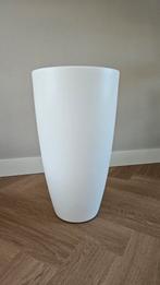 Elho Pure Soft High - Hoge Mat Witte Bloempot, 25 tot 40 cm, Kunststof, Ophalen of Verzenden, Zo goed als nieuw