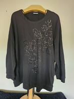 Damessweater met pailletten maat 56/58, Jessica, Zwart, Maat 46/48 (XL) of groter, Nieuw