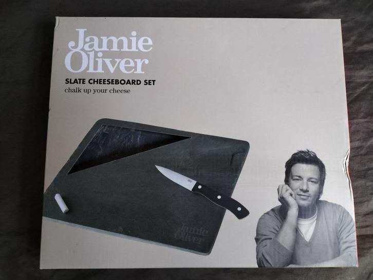 Jamie Oliver Leistenen kaasplank + mes, Huis en Inrichting, Keuken | Keukenbenodigdheden, Nieuw, Ophalen of Verzenden