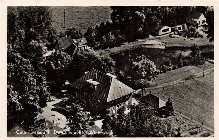 Cafe-Restaurant De Olliemolle, Winterswijk - luchtfoto - 195, Verzamelen, Ansichtkaarten | Nederland, Ongelopen, Gelderland, Voor 1920