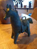 Bronzen paardje met opbergruimte antiek, Antiek en Kunst, Kunst | Beelden en Houtsnijwerken, Ophalen of Verzenden