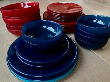Spaans glazen eco servies Vidreco / La Mediterranea 28-delig beschikbaar voor biedingen