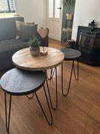 Salontafel / bijzettafel in meerdere maten en kleuren NIEUW, 50 tot 100 cm, Rond, Nieuw, Ophalen of Verzenden