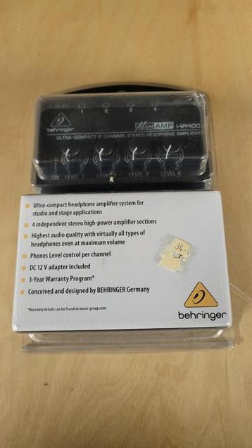 Behringer microamp HA400 beschikbaar voor biedingen