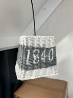 Rieten Lamp - Riviera Maison Stijl, Huis en Inrichting, Lampen | Hanglampen, Ophalen of Verzenden, Gebruikt, Hout, Minder dan 50 cm