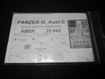 H-625,ABER 1-35,NO,35042,PANZER 3 AUSF,E,PE beschikbaar voor biedingen