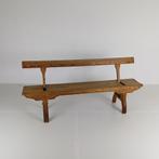antieke Victoriaanse Pitch Pine treinbank, Antiek en Kunst, Antiek | Meubels | Stoelen en Banken, Ophalen
