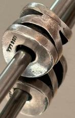 Trollbeads zilveren kraal ‘Lachende cilinder’, Sieraden, Tassen en Uiterlijk, Bedels, Ophalen of Verzenden, Zo goed als nieuw