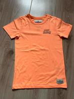 Oranje Vingino shirt maat 116., Kinderen en Baby's, Kinderkleding | Maat 116, Jongen, Ophalen of Verzenden, Zo goed als nieuw
