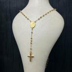 14k gouden rozenkrans ketting nieuw Italy, Sieraden, Tassen en Uiterlijk, Kettingen, Ophalen of Verzenden, Nieuw, Goud