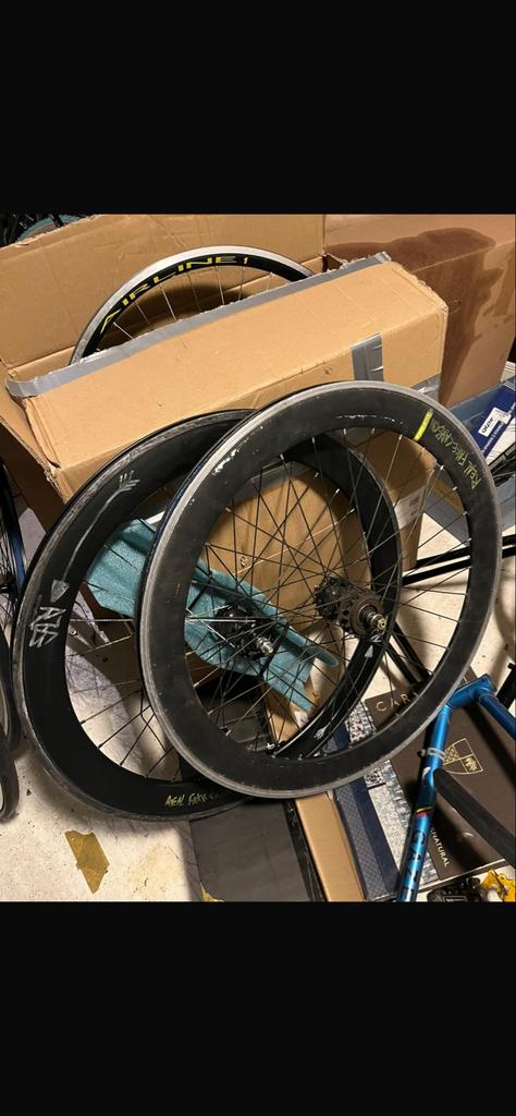 Baanwielen - Set voor baanfiets, Fietsen en Brommers, Ophalen, Gebruikt, Wiel