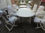 zes pers hartman hardhouten verstelbare tuinset, Ophalen, Zo goed als nieuw, Eettafel, 6 zitplaatsen
