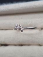 Zilveren ring SPJ 925 maat 19, Sieraden, Tassen en Uiterlijk, Ringen, Verzenden, 19 tot 20, Zo goed als nieuw, Met edelsteen