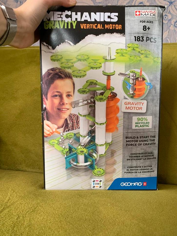 Geomag Mechanics Gravity knikkerbaan, Kinderen en Baby's, Speelgoed | Duplo en Lego, Zo goed als nieuw, Complete set, Ophalen of Verzenden