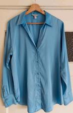 Lavendel blauwe blouse van H&M maat L, H&M, Blauw, Maat 42/44 (L), Ophalen of Verzenden