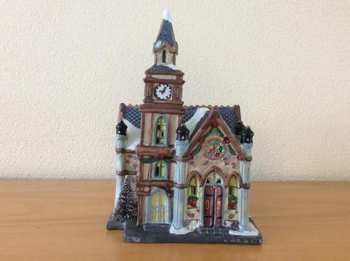 porseleinen kerk voor kerstdorp, Diversen, Kerst, Nieuw, Ophalen
