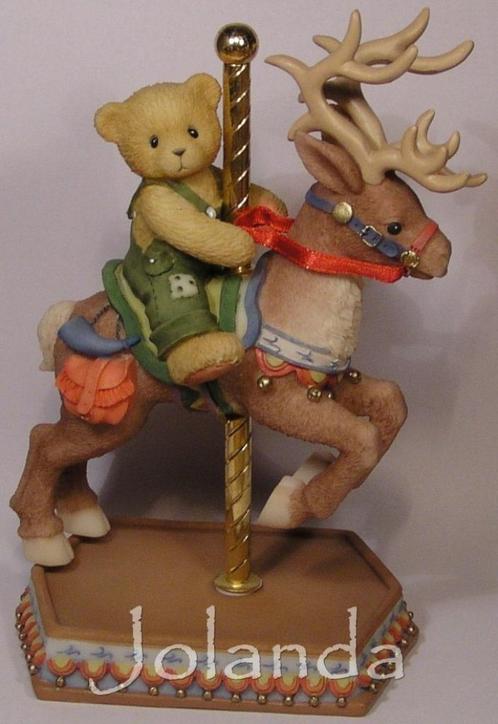 Cherished Teddies Carrousel Marcus, Verzamelen, Beren en Cherished Teddies, Zo goed als nieuw, Beeldje, Cherished Teddies, Ophalen of Verzenden