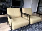 fauteuils, Huis en Inrichting, Fauteuils, Ophalen, Metaal, 75 tot 100 cm, Zo goed als nieuw