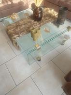 mooie glazen salontafel, 50 tot 100 cm, Minder dan 50 cm, Glas, Modern?