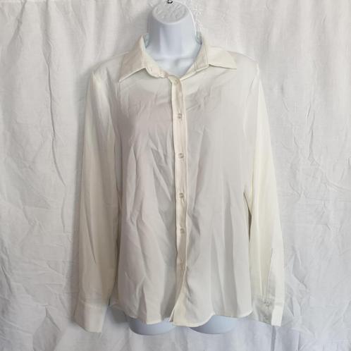 Mooie blouse, gebroken wit. Mt M Merk Capsule, Kleding | Dames, Blouses en Tunieken, Zo goed als nieuw, Maat 38/40 (M), Wit, Ophalen of Verzenden