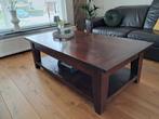 Salontafel, Huis en Inrichting, Ophalen, 50 tot 75 cm, Teakhout, Zo goed als nieuw