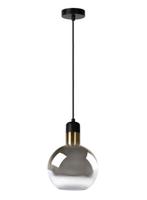 2x Lucide Julius Ø20 hanglamp fumé, Huis en Inrichting, Glas, Zo goed als nieuw, Ophalen, 75 cm of meer