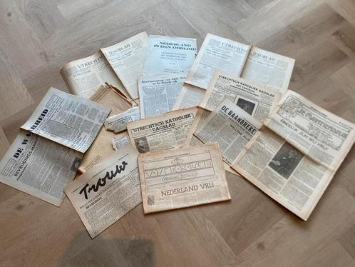 Bevrijdingskranten Utrecht, Verzamelen, Militaria | Tweede Wereldoorlog, Boek of Tijdschrift, Nederland, Verzenden