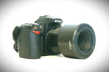 Nikon d90 met heel scherpe 90mm F2.8 MACRO lens! beschikbaar voor biedingen