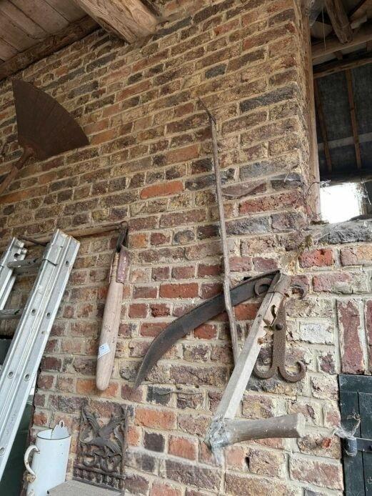 Diverse antieke werktuigen, Antiek en Kunst, Curiosa en Brocante, Ophalen