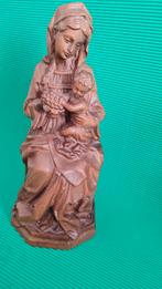 Houten Madonna met Kind en Druiven, Ophalen of Verzenden
