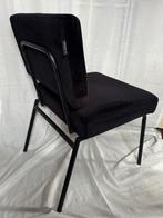 Set van 2 design velvet eetstoelen, Twee, Zwart, Ophalen of Verzenden, Zo goed als nieuw