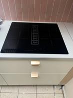 Inductie kookplaat met afzuiging - 60cm breed, Witgoed en Apparatuur, Kookplaten, Nieuw, Inbouw, Inductie, 4 kookzones