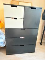 IKEA ladekast wit/zwart. GRATIS OPHALEN TOT 14-2 11:30, Huis en Inrichting, Kasten | Ladekasten, Ophalen, Gebruikt, 5 laden of meer