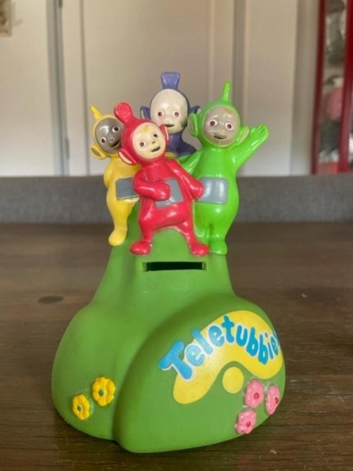Ragdoll Spaarpot Teletubbies, Verzamelen, Spaarpotten, Gebruikt, Strip- of Tekenfilmfiguur, Kunststof, Ophalen of Verzenden