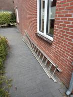 Metalen Ladder, Doe-het-zelf en Verbouw, Ladders en Trappen, Ophalen, Gebruikt, Ladder, Opvouwbaar of Inschuifbaar