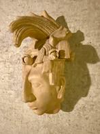 Prachtige Mexicaanse replica Maya sculptuur jonge krijger, Antiek en Kunst, Kunst | Beelden en Houtsnijwerken, Ophalen of Verzenden