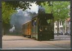 HTM Stoomlocomotief De Ooievaar  Ansichtkaart Trein t-21 jdu, Verzamelen, Ophalen of Verzenden, Tram, Zo goed als nieuw, Kaart of Prent